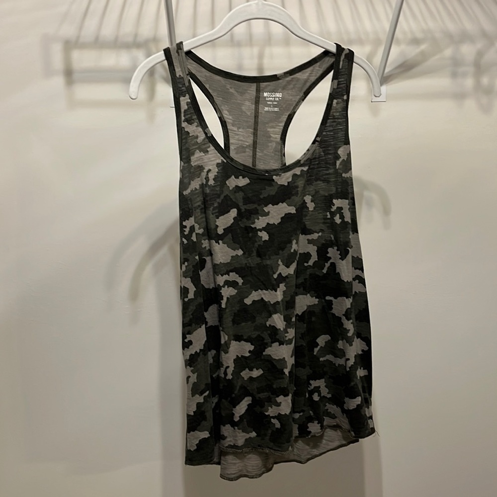 Racerback camo tank
